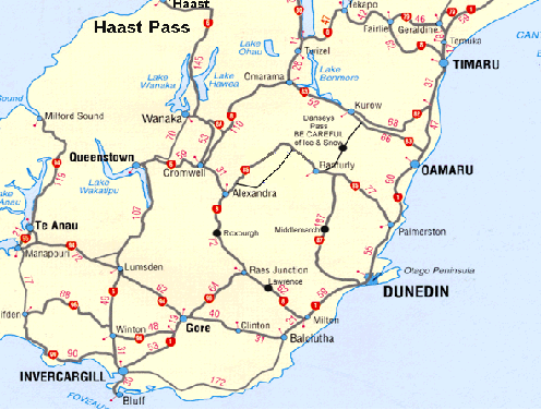 Map of Otago 67Kb
